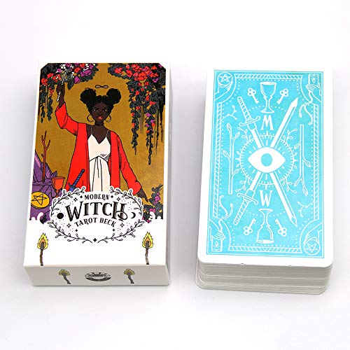 Mystical Witch Tarot Deck 78 Cartas, Juego De Cartas, Adecuado para Principiantes Y Entusiastas del Tarot