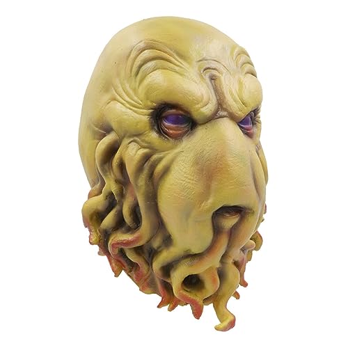 Myths Legends - Máscara de látex de Cthulhu para Halloween, carnaval, fiesta de disfraces
