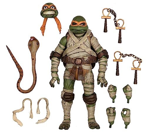 NECA Teenage Mutant Ninja Turtles Michelangelo The Mummy Universal Monsters. Material: plástico, H858485