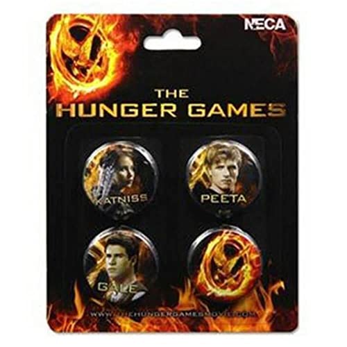 NECA - The Hunger Games, Set de 4 Pins (NEC0NC31572)