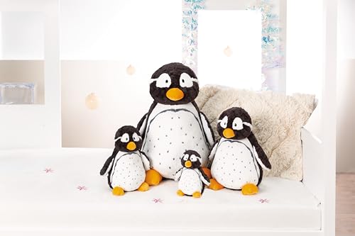 NICI pingüino Stas 16cm Blanco y Negro Sentado sostenible Hecho de Suave Peluche, para Jugar y abrazar, para niños y Adultos, una Gran Idea de Regalo, (49310)
