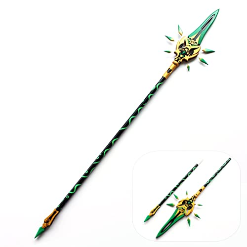 Novaray Genshin Impact XIAO Cosplay Weapon, 180 cm, espada de jadespeer de madera, arma para Halloween, Navidad, juego de rol, fiesta