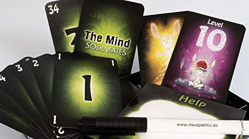 NSV- The Mind - Soulmates, Color Blanco (Nürnberger Spielkarten Verlag GmbH 10038060-0001)