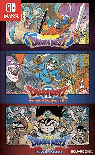 NSW 225353 Dragon Quest I, II y III (1, 2 y 3) Colección (#), Negro