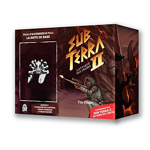 Nuts Publishing Sub Terra 2: Pack de figuras de ataque de cangrejos - Versión francesa