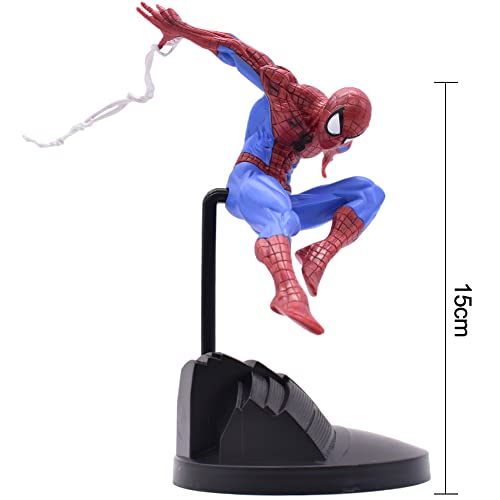 OBLRXM Spider-Man Figura, Spider-Man Toy, superhéroe Spider-Man, Avengers Figura de Acción Coleccionable, Inspirado en la película, Adornos de Mesa, Adornos Figuras Modelos estatuas