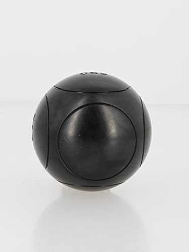 Obut Match Bolas de petanca de color negro, semiblandas, 76 mm, negro, 700g