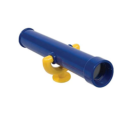 Ocnvlia Parque Infantil Telescopio Monocular Juguete de Plástico Juego al Aire Libre para Niños Columpio de Madera Accesorio, Azul