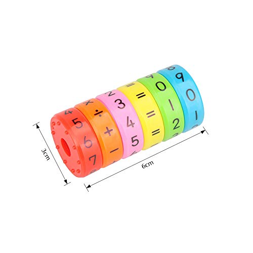 OOCOME Juguetes de Aprendizaje aritméticos magnéticos Juegos de matemáticas Recursos matemáticos Juegos de números para niños Bloques de números Juguetes magnéticos para niños Regalos para niños