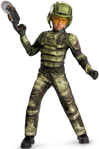 Operation Rapid Strike Red Sector Foot Soldier Classic Muscle Boys Costume, 4-6