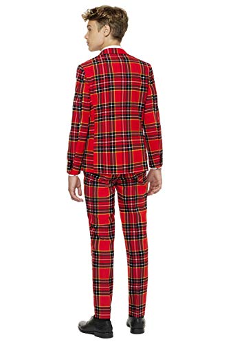 OppoSuits Men Suit Juego de Pantalones de Traje de Negocios, The Lumberjack, 12 para Niños