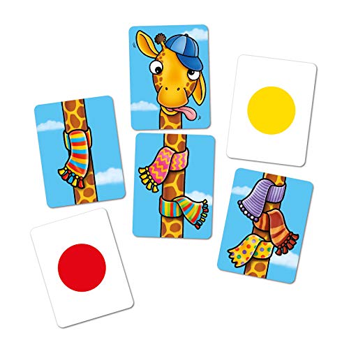 Orchard Toys Giraffes in Scarves Game, Fun Counting and Colour Educational Toys and Games, Educational Games for Kids Age 4-7 years.