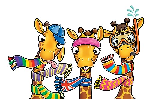 Orchard Toys Giraffes in Scarves Game, Fun Counting and Colour Educational Toys and Games, Educational Games for Kids Age 4-7 years.