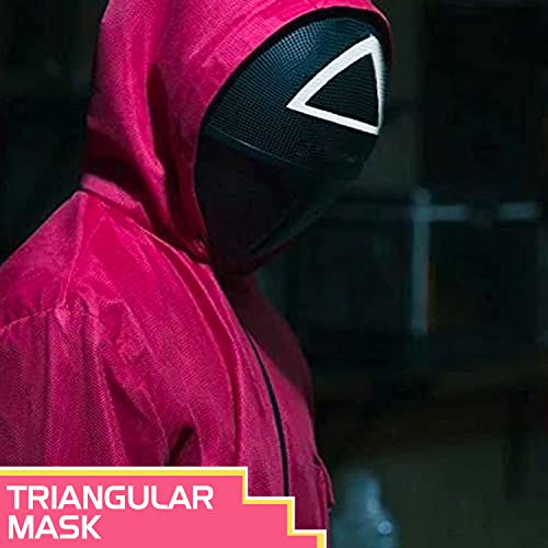 Original Cup Triangle Mask + 1 Tarjeta de Juego | Disfraz de Adulto | Disfraz | Halloween