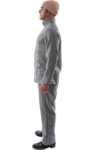 ORION COSTUMES Hombre el médico maligno 70s traje gris película disfraces