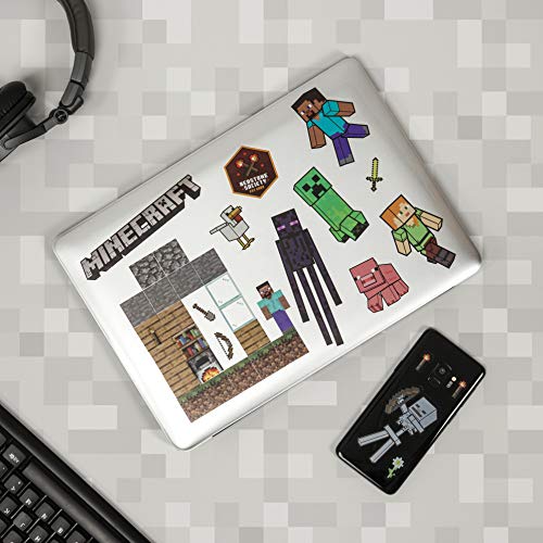 Paladone Calcomanías para Gadget de Minecraft, impermeables y extraíbles, producto oficial