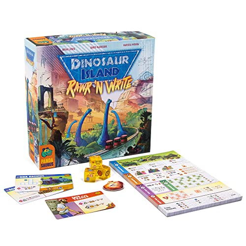 Pandasaurus - Dinosaur Island Rawr and Write - Fun Drawing Game for Adults and Kids - Strategy Game - Ages 10+ - For 1-4 Players - 30-45 Minutes Playtime