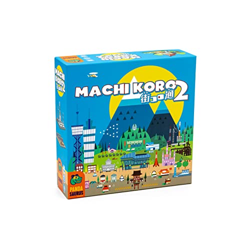 Pandasaurus - Machi Koro 2 - Standalone Board Game - Fast-Paced Dice Rolling Game for Adults and Kids - Ages 10+ Years - 2-5 Players - 45 Minutes