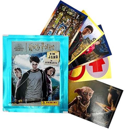 Panini Harry Potter - Pegatinas y tarjetas de un año en Hogwarts, caja de 36 bolsas