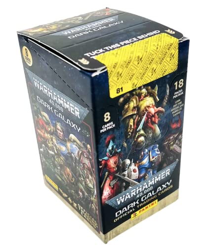 Panini Warhammer 40.000 Dark Galaxy Trading Cards (Caja de 18 Paquetes)