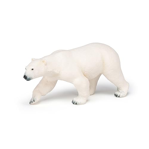 Papo- Oso Polar Animal Figura, Color Llevar (2050142)