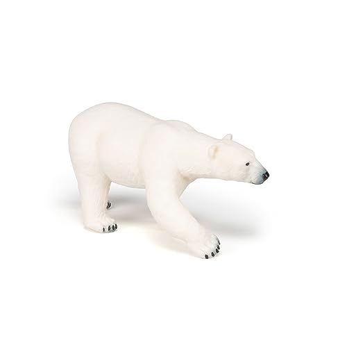 Papo- Oso Polar Animal Figura, Color Llevar (2050142)