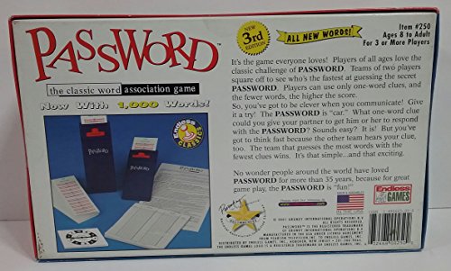 PASSWORD 3rd Edition by Endless Games