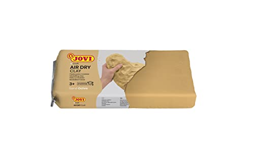 Pasta jovi para modelar air dry clay 250 gr color ocre