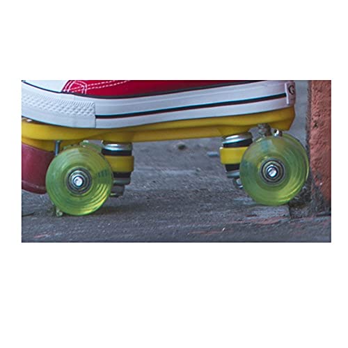 Patines de ruedas QUAD Patines de ruedas de tamaño ajustable para adultos, niños, principiantes, novatos, hombres, mujeres, unisex, 4 ruedas, paseo marítimo, interior y exterior, juego con protección