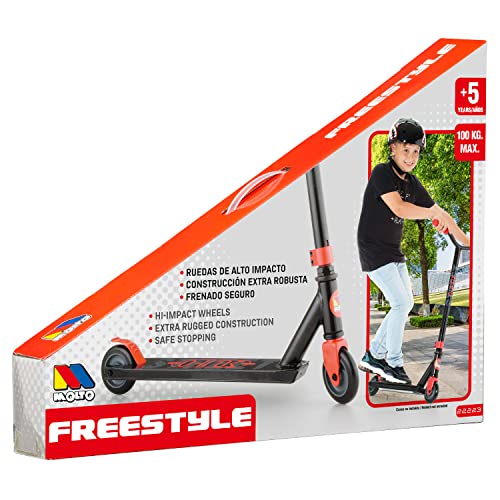 Patinete para niños Deluxe Free Style Scooter - Rojo