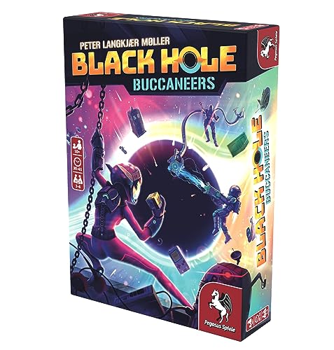Pegasus Spiele- Black Hole Buccaneers (English Edition) Juegos de Cartas, Color Negro (PES18287E)