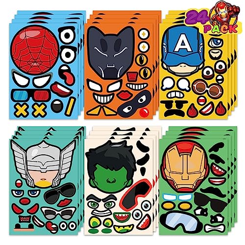 Pegatinas de superhéroes pegatinas Marvel pegatinas de superhéroes pegatinas de dibujos animados pegatinas para niños