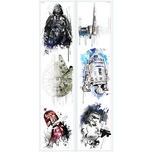 Pegatinas reposicionables Star Wars Icons Aquarelle