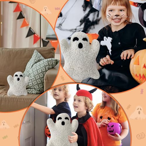 Peluche de fantasmas de 30 cm, decoración de Halloween, peluche, peluche, peluche Kawaii, para niños, niñas y niños