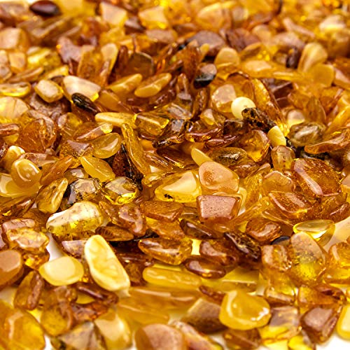 Piedras Ambar Pulidas - Pedacitos Sueltos de Resina Báltica Natural Certificada Para la Elaboración de Joyas y Euentas (sin agujeros) – Amber Culture
