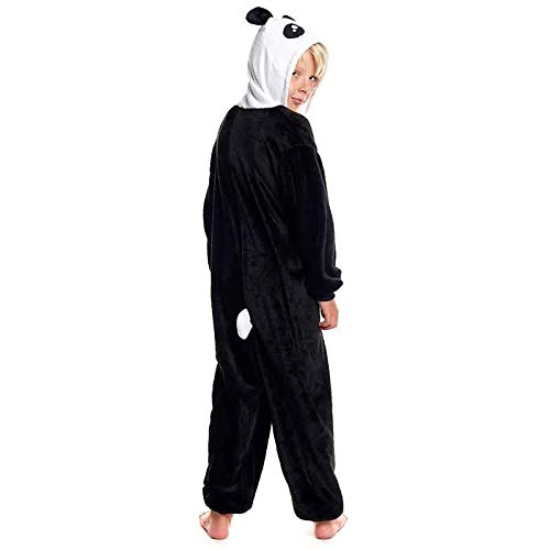 Pijamas Enteros de Animales Niñas y Niños Unisex【Tallas Infantiles 3 a 12 años】 Disfraz Oso Panda Mono Enterizo Carnaval Fiestas【Talla 10-12 años】