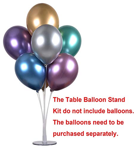 PILIN Kit de soporte de globos de mesa para decoraciones de fiesta de cumpleaños y decoraciones de boda, decoraciones de globos de feliz cumpleaños para fiesta (2pcs)