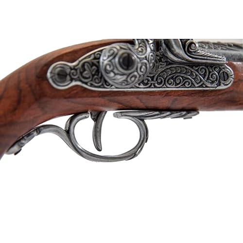 Pistola Antigua Denix 1013G | Pistola para Disfraces del Oeste, Trabuco Pirata, artículo de coleccionismo