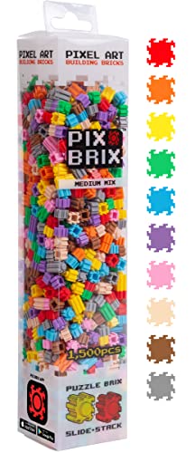 Pix Brix- Pixel Art, Color Serie Media (PBM1500), a partir de 6 años