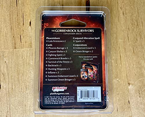 Plaid Hat Games - Ashes Reborn The Gorrenrock Survivors Expansion - Card Game - Expansion - Ages 14+ Years - 2 Player Game - English Version
