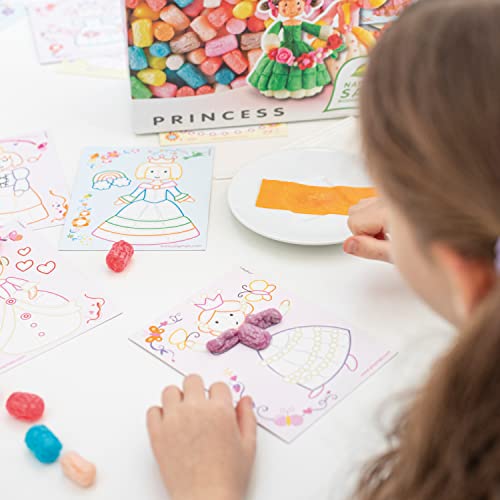 PlayMais World Princess Kit de Manualidades para niños y niñas a Partir de 3 años I 850 Piezas de Colores, Plantillas e Instrucciones para Manualidades I estimula Creatividad y motricidad