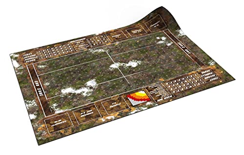 PLAYMATS- Blood Bowl Battlemat, playmat, Rubber Mat, Color Early Spring, 39" x 34" / 101 cm x 86 cm (BB007)