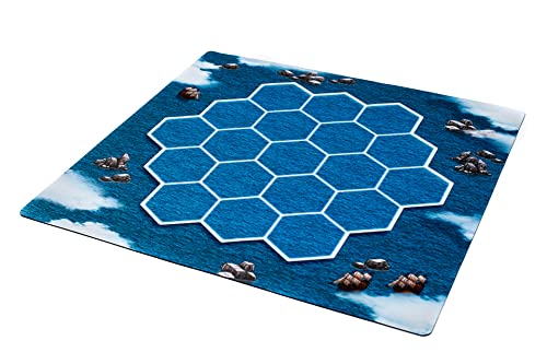 PLAYMATS Game Mat for The Settlers of Catan-Versión básica de Juego, Color, 50 cm x 47 cm (P021)
