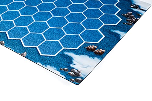 PLAYMATS with expansions, Color Game Mat for The Settlers of Catan-Juego con expansiones, 91.5 cm x 58.5 cm (P021_exp)