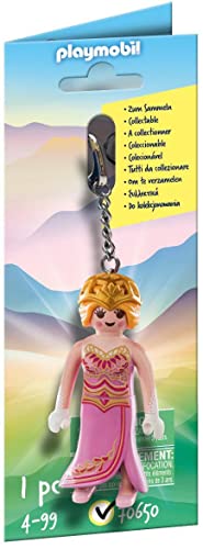 PLAYMOBIL-Princess Key Chain Llavero Princesa 70650, Multicolor, Talla única