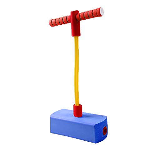 Pogo Saltarin Pogo Stick for Niños Childrens Fun Safe Soft Pogo Stick,Safe Soft Saludable Y Divertido Súper Ligero,Ayuda A Entrenar El Equilibrio (Color : Blue)