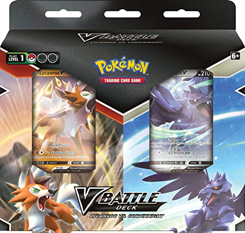 Pokémon- Battle Deck—Lycanroc vs. Corviknight Bundle V, Individual, Multicolor (290-80957)