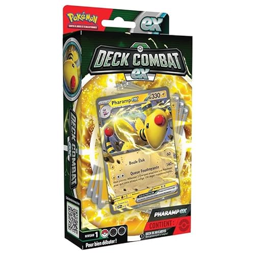Pokemon | Deck Combat ex: Lucario Ex o Pharamp ex | Modelo Aleatorio - Versión Francesa