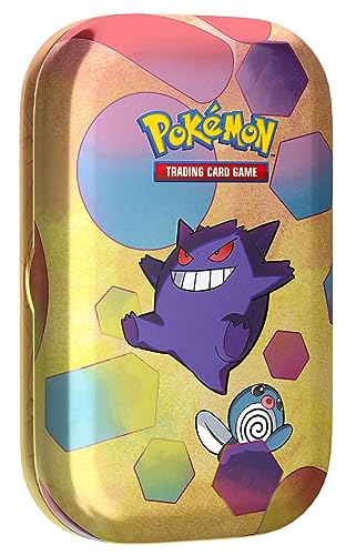 Pokémon Minicaja Coleccionable Escarlata y Violetto-151 del GCC Gengar (Dos Sobres de expansión, una Moneda y un Papel con ilustración), edición en Italiano (210-60393)