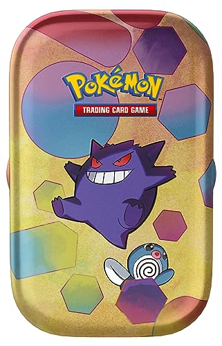 Pokémon Minicaja Coleccionable Escarlata y Violetto-151 del GCC Gengar (Dos Sobres de expansión, una Moneda y un Papel con ilustración), edición en Italiano (210-60393)